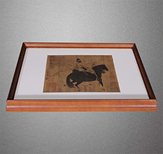 扶沟书画装裱配框服务案例